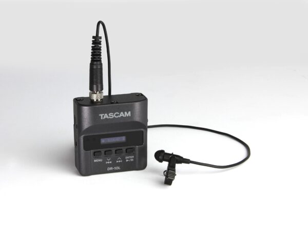Tascam DR-10L Digital Audio Recorder with Lav Mic