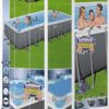 Bestway Oval Above Ground Pool Set (10' x 6'7" x 33")| Includes Filter Pump & ChemConnect Dispenser