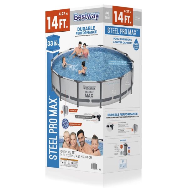 f2a3b9b496a8474ea5ae0d9e8eaacec0 Bestway MAX 14' x 33" Round Above Ground Pool Set