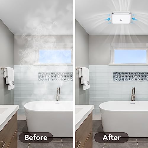 f2ac196b5048462ab972366a55c9681c OREiN Bathroom Exhaust Fan with Light, 26W Bathroom Fan with LED Light