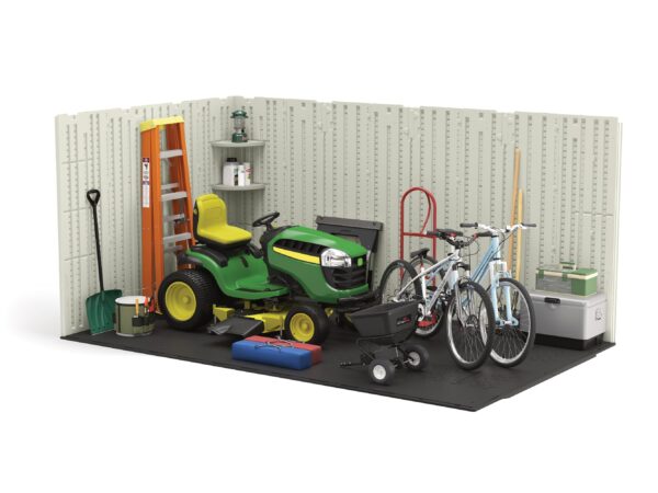 f2f8f278773f45f784e393fbf4758d3a Suncast 8 x 10 ft. Metal and Resin Storage Shed, Vanilla