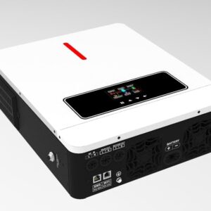 3600W Hybrid Pure Sine Wave Power Inverter with 120A MPPT Solar Charger .dc 24V to ac 110v 60HZ Solar Converter for Home,Car ＆Cabin (DC24V(Range20V-30V) 3600VA)
