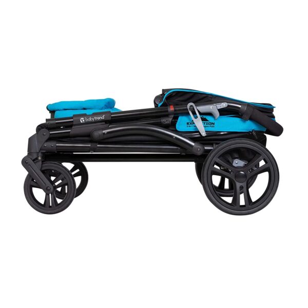 Baby Trend Expedition 2 in 1 Push or Pull Stroller Wagon w/ Canopy, Blue