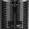 LASKO Elevation 42”-54” Adjustable Height Pedestal Tower Fans for Home, 31 ft/s Airflow, Quiet 28 dB on Low, 90° Oscillation, 12 Hour Timer, Remote Control, Black, EST100