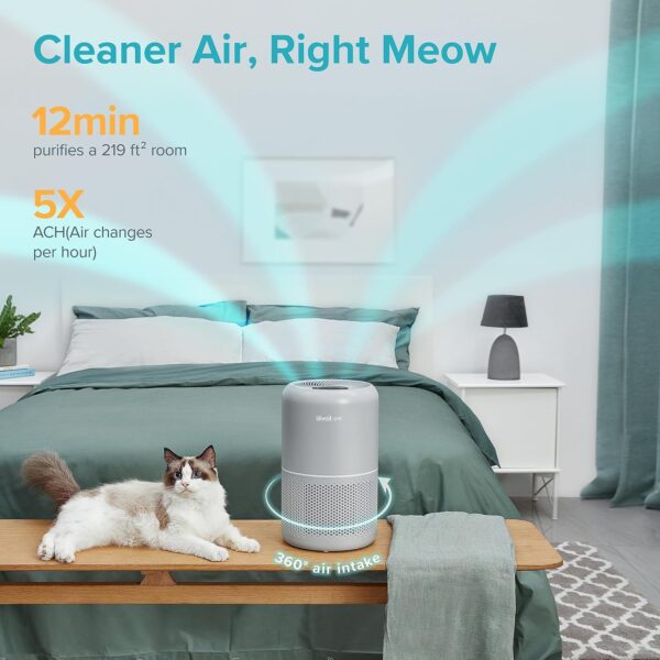 f3acfca234b54be5a5d546063b1bbc3d Air Purifier for Home Allergies Pets Hair in Bedroom & Standing Fan for Bedroom, 82ft CirculAir 120° Oscillating Fan
