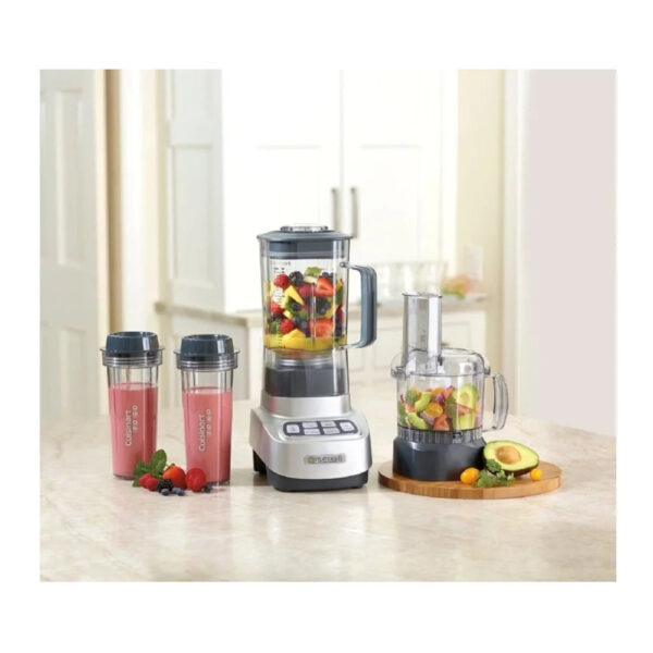 Cuisinart Velocity Ultra Trio 1HP Blender/Food Processor with Fizz Cocktail Glasses