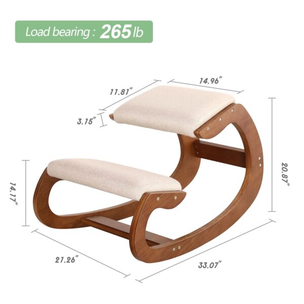 f4ab21b212a34f6880f436dbe4abcf6a Predawn Ergonomic Kneeling Chair, Rocking Knee Chair