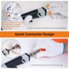 Tezoro 1/2" x 18" Air Belt Sander, Mini Belt Sander with 3 Belts