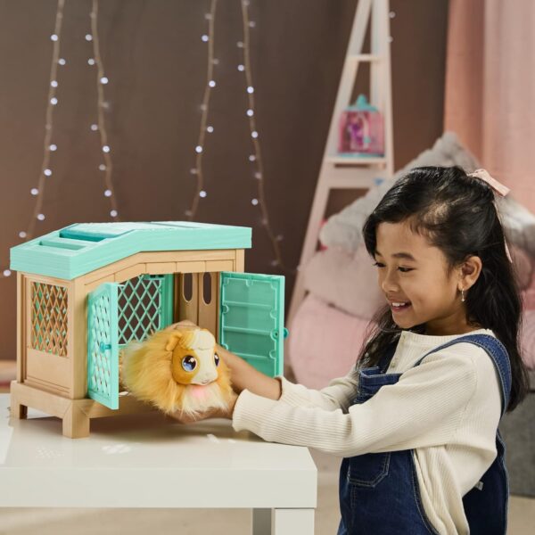 f66ecbfc27f245b58148c7d1c6cc2855 Soft interactive guinea pig and her cage, 20+ sounds and reactions