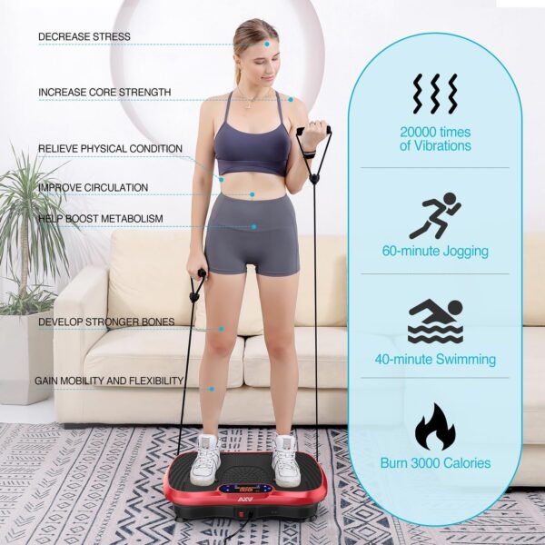f747741eb7a8494ab2605255a914ec7d Vibration Plate Fitness Platform Exercise Machine Vibrating Lymphatic Drainage Shaking Full Body Shaker Workout Vibrate Stand Shake Board Sport Gym for Weight Loss Fat Burner for Women Men