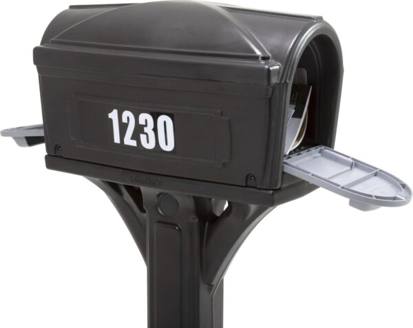 f7da9d8007d4482d9189c759246b486a Simplay3 Dig Free Easy Up Classic Black Plastic Mailbox