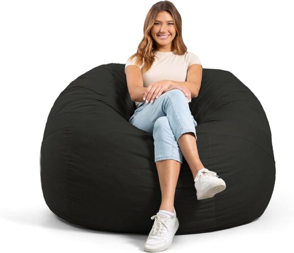 f7db2c56f7174e12b043ec2f9e9c46d2 Large foam padded bean bag chair with removable cover