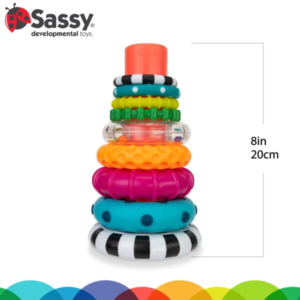 Sassy Stacks of Circles Ring Stacker 6 Months old and up