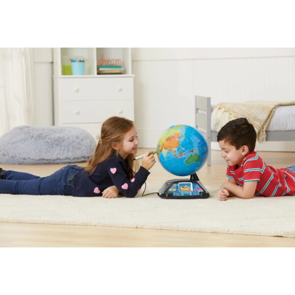 LeapFrog Magic Adventures Globe for Kids, Electronic Learning System, Teaches Countries, Culture