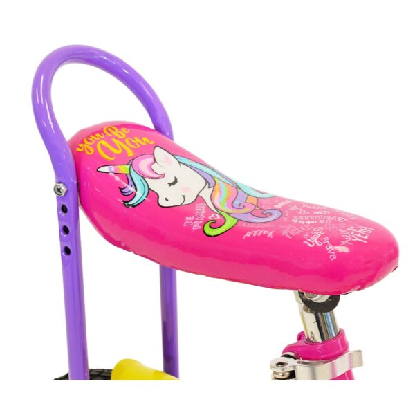 f93994006b0f48eb9b354249ef296a0a 12 In. Let You Be You Unicorn Bike . Pink and Purple
