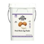 f98fce7c82f841aebae02b56e89764f9 Augason Farms Dried Whole Egg Powder Emergency Food Supply 11 Pound 4-Gallon Pail 383 Servings