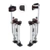 VEVOR Drywall Stilts, 18''-30'' Adjustable Aluminum Tool Stilts with Protective Knee Pads