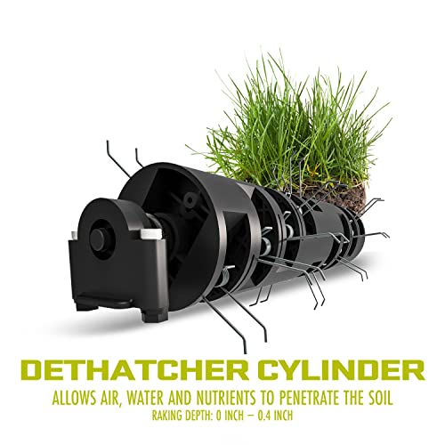 fa2a34568e484804bb40914d10cfa524 Sun Joe 12-Amp 13-Inch Electric Dethatcher and Scarifier w/Removeable 8-Gallon Collection Bag