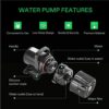 VIVOSUN 1600 GPH Submersible Water Pump, 100W Pond Pump, Ultra Quiet Aquarium Pump