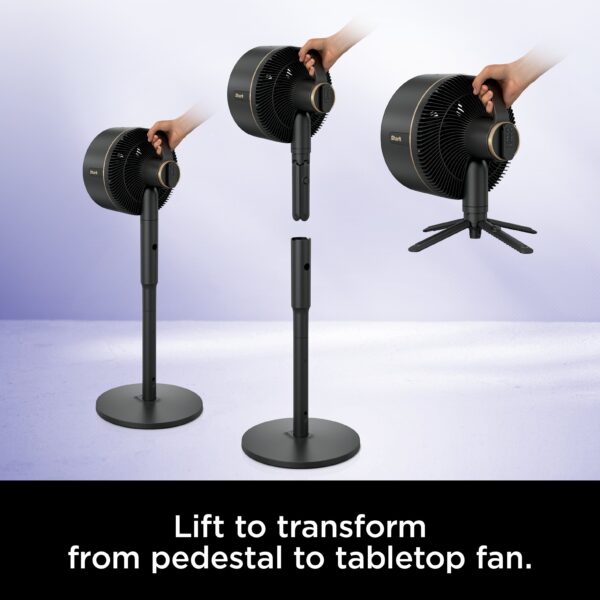 fb74c6574751432f83209fb0ecd8b037 Shark - FlexBreeze Outdoor & Indoor Fan with InstaCool Misting Attachment, Cordless & Corded, Pedestal to Tabletop - Black