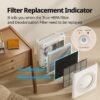 Airmega AP-1512HH(W) True HEPA Purifier with Air Quality Monitoring, Auto, Timer, Filter Indicator, and Eco Mode, 16.8 x 18.3 x 9.7, White