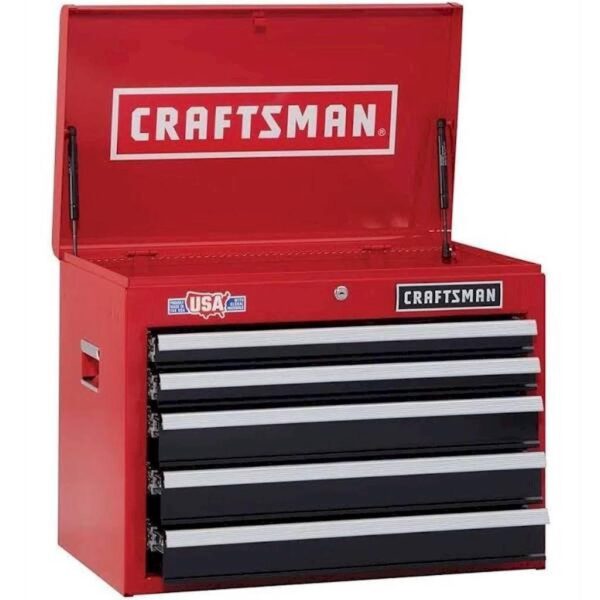 fc36e2f2f37049c08e207a39578d1897 2000 Series 26-in W x 19.75-in H 5-Drawer Steel Tool Chest (Red)