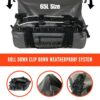 UNPLUG Ultimate Adventure Bag -1680D Heavy Duty Waterproof Travel Duffel Bags for Camping, Motorcycle Dry Bag, Waterproof Bags for Boating, Waterproof Duffle Backpack,Tactical Duffle Bag