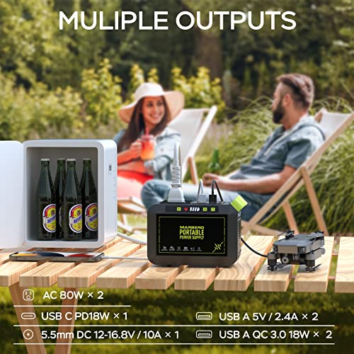 fdd55411581743f99451650296caa72e MARBERO 88Wh Portable Power Station 24000mAh Camping Solar Generator Lithium Battery