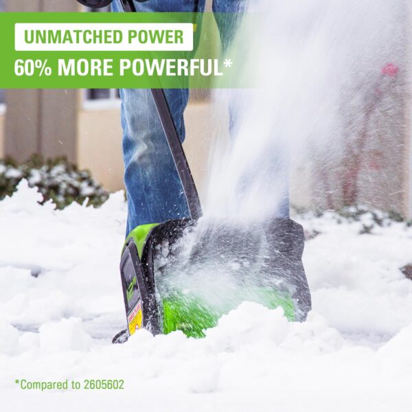 fdeee2bac38240b88aaea42cf715fa6a 12-inch cordless snow shovel, includes 4.0Ah battery and charger