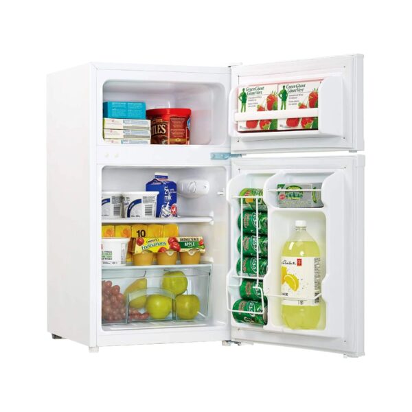 Danby DCR031B1WDD 3.1 Cu. ft. 2-door Compact Fridge in White