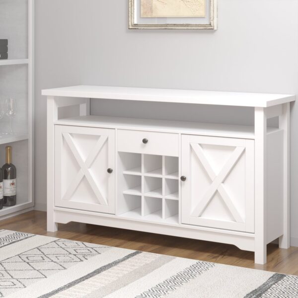 fe594621dba247a0aa3bba266e3412ef Catrimown Farmhouse Coffee Bar Cabinet, 47