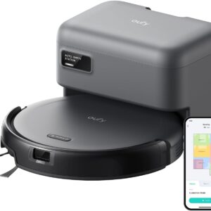 Robot Vacuum , Robot Vacuum and Mop Combo, Self Emptying, Auto Mop Washing and Auto Drying for Hands-free Cleaning, 7000 Pa Powerful Suction, 3.35-Inch Ultra-Slim Body, All-in-One Station