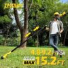 2-in-1 Brushless Pole Saw & Mini Chainsaw, IMOUMLIVE 8" Cutting Cordless Power Pole Saw for Wood Cutting, Trimming