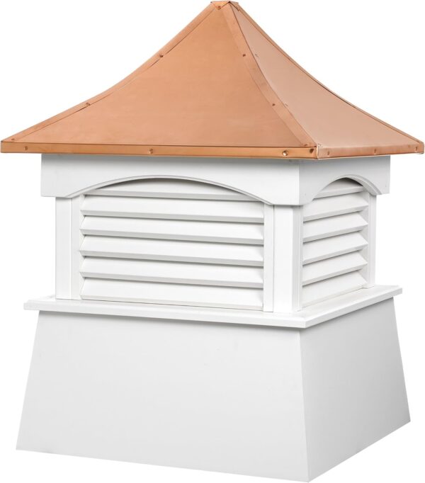 fec11f98effe4869a25c25cf27e7f16e Good Directions 2126CV Coventry Vinyl Cupola, 26" square x 35" high, White