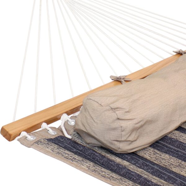Sunnydaze 2-Person Freestanding Quilted Fabric Hammock with 15' Stand - Mountainside