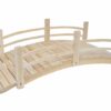 Shine Company 6 Ft. Cedar Garden Bridge, Natural